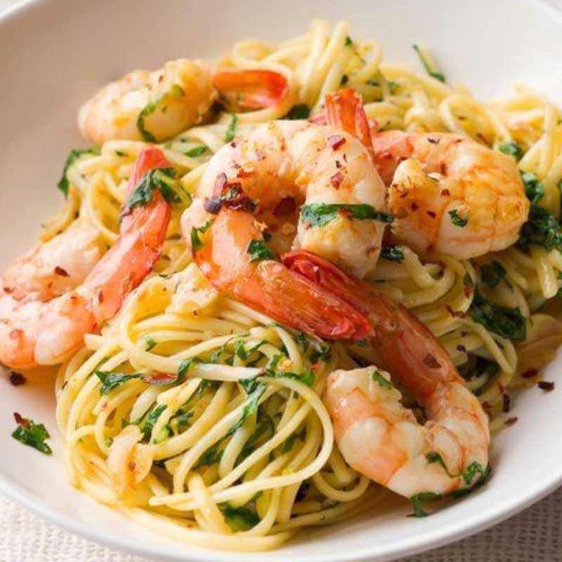 Shrimp Scampi from Casa Carbone