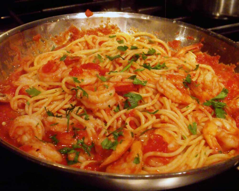 Casa Carbone - shrimp marinara